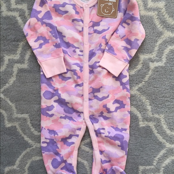 Little Mish Thermal Camo Footie - Picture 4 of 6